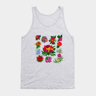 flores coloridas Tank Top